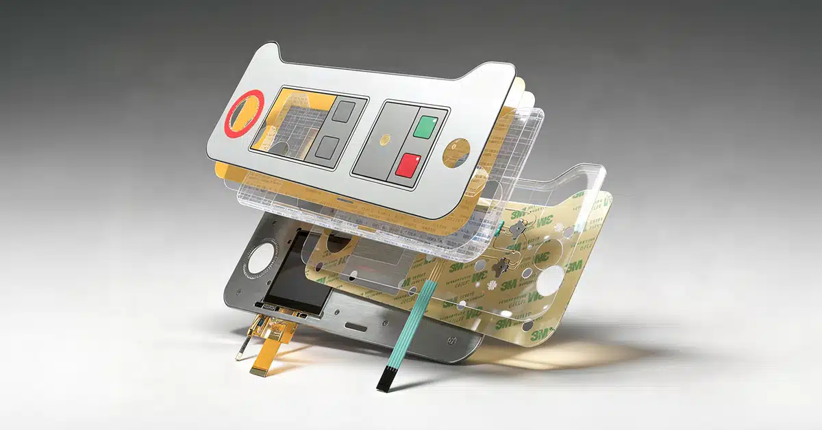 Aufbau einer Folientastatur Aufbau-einer-Folientastatur