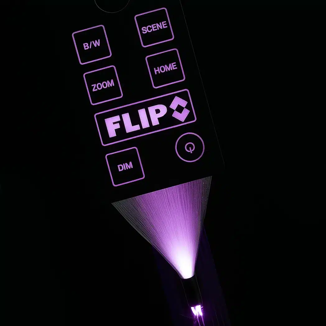 Fiber-Optic-Illumination-Folientastatur