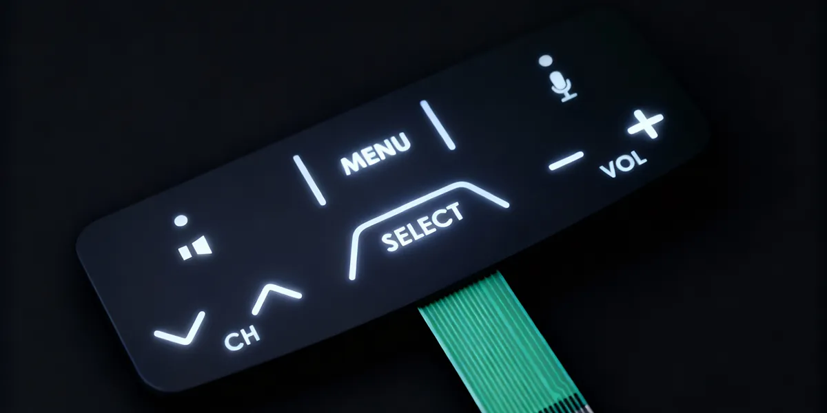 LGF beleuchtete Folientastatur