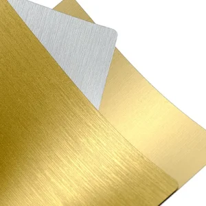 PET Strukturfolie Goldeffekt dekorative Oberfläche Folientastatur Design